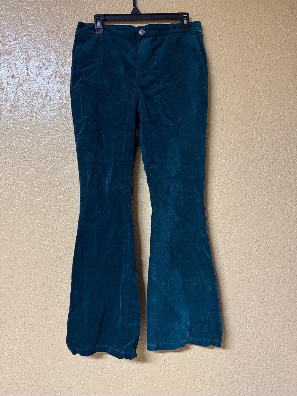 Women’s Teal Corduroy Flare Jeans